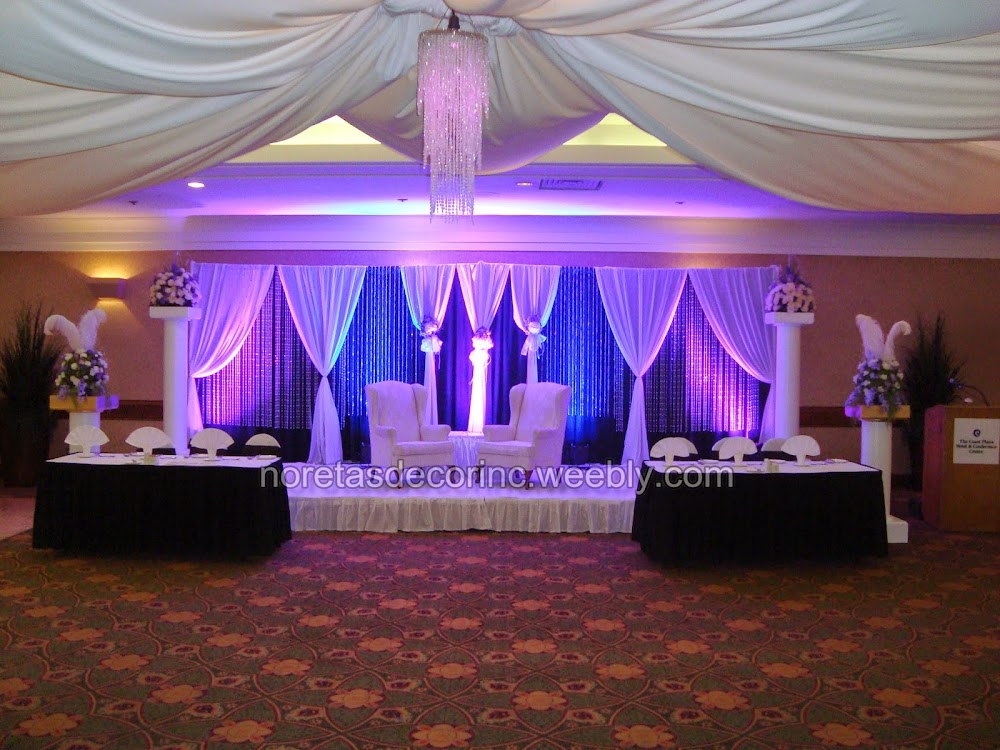 Noretas Decor Inc. Wedding decorator, events decorator, service & rentals