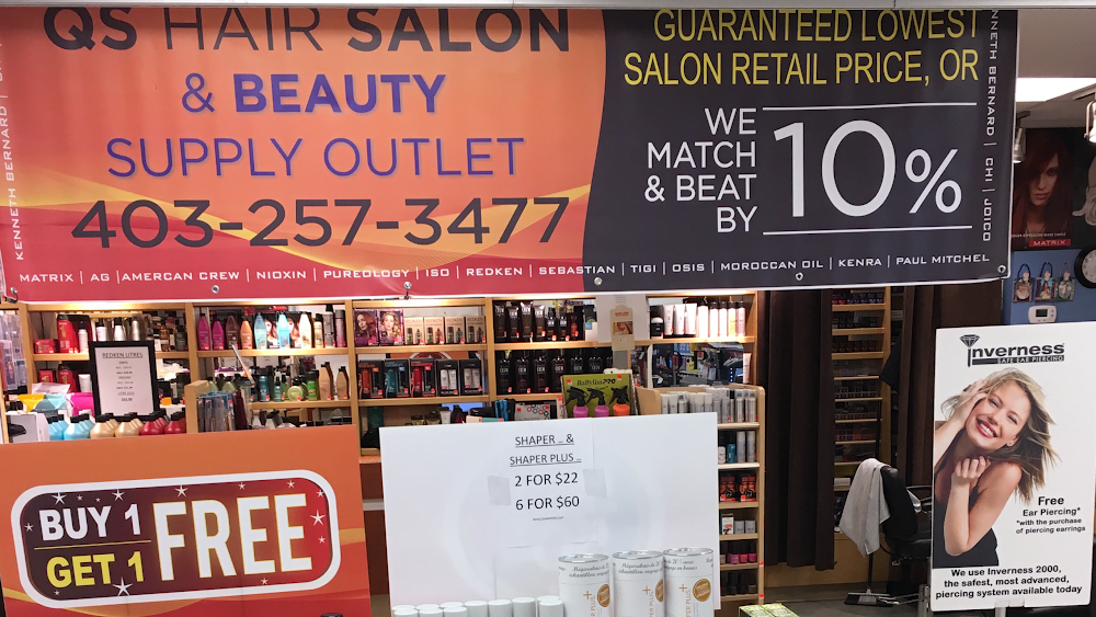 QS Hair Salon & Beauty Supply Outlet.
